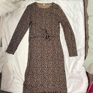Cheetah print dress